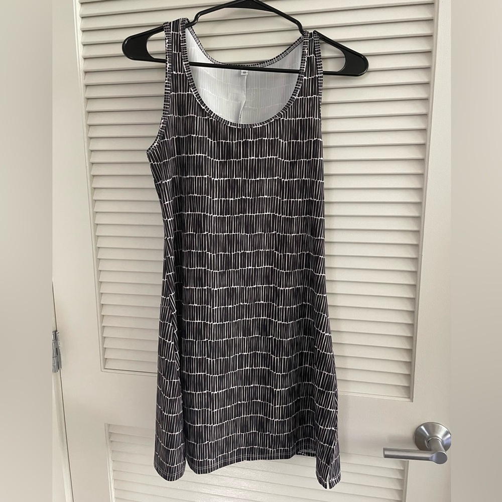 Nuu Muu Sports Dress, Black and White, Small